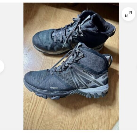 MERRELL MQM FLEX MID 5 HIKING BOOTS MEN'S Sz 10 WATERPROOF J12321 Comfort - Picture 2 of 10